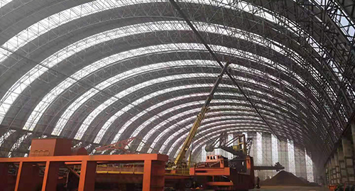 常州東方特鋼煤棚網(wǎng)架400*121*52*2